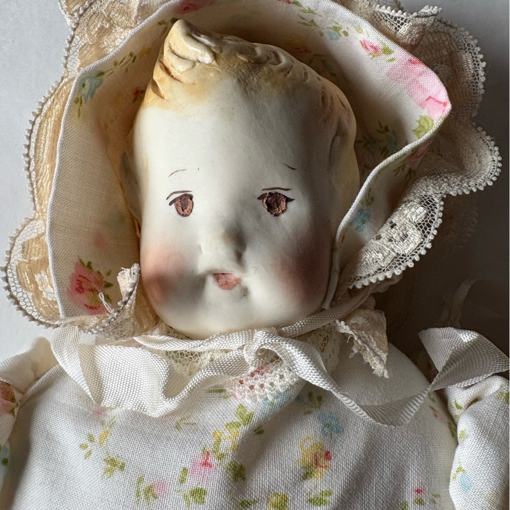 Antique/Vintage Porcelain Rag Doll